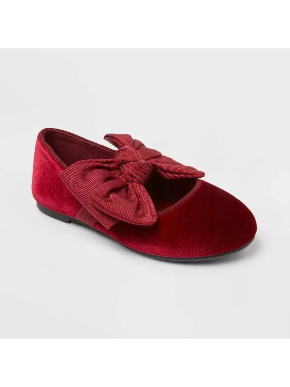 NEW Cat & Jack Toddler Girls' Chloe Mary Jane Flats - Red - Size 11